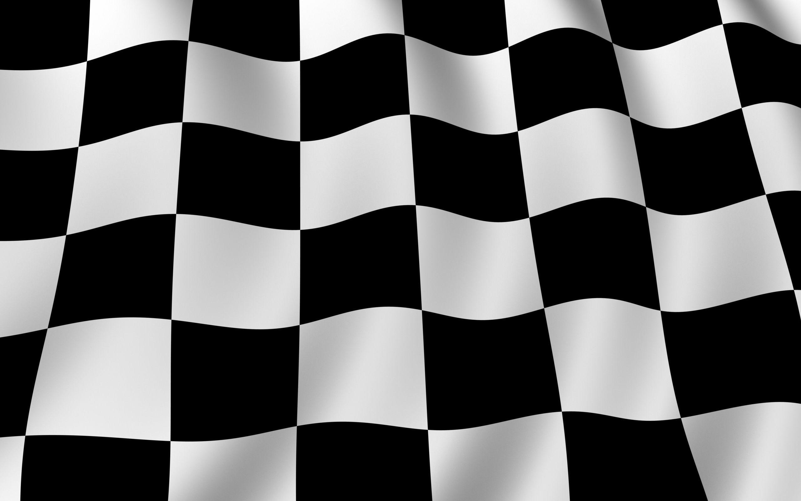 Checkered flag left